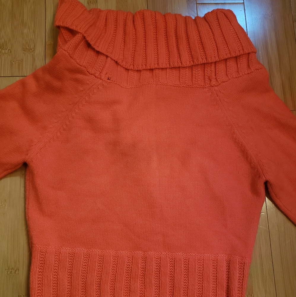 Preowned Orange Crop Button Sweater size Large - Picture 2 of 7